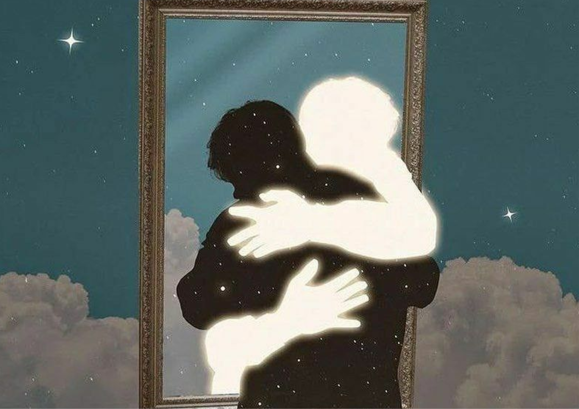 Beige Minimalist Foliage Page Border Poster (1)